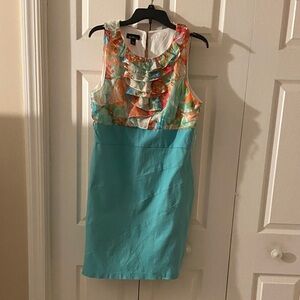 Apt. 9 Floral and Blue Dress